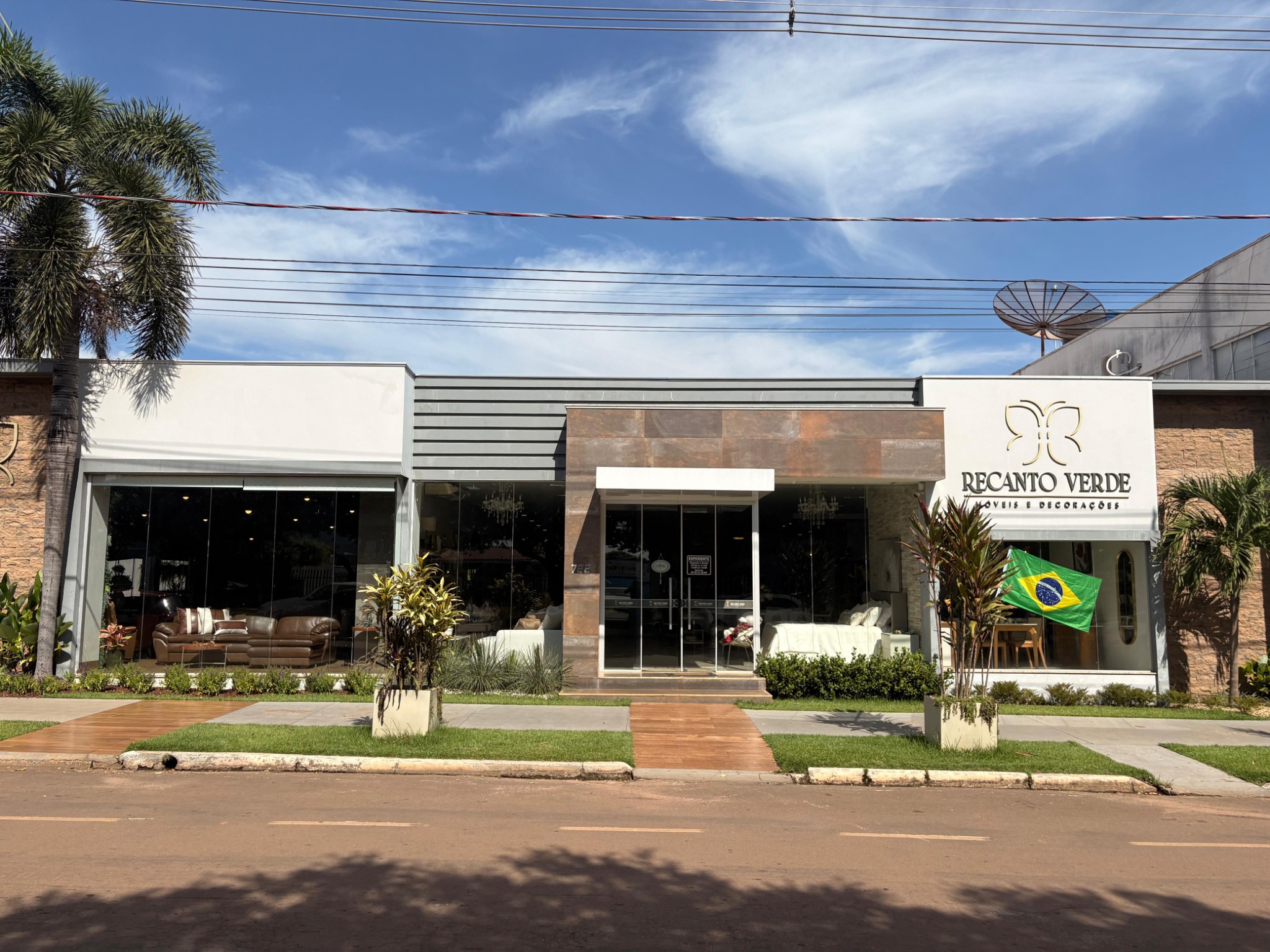 Fachada da Recanto Verde - Móveis e Decorações em Colíder