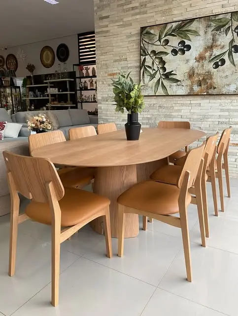 Mesa e cadeiras para sala de jantar